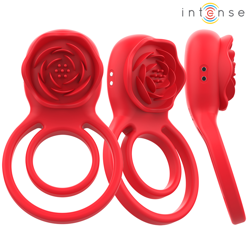 GAIL STIMULATOR ROSE 10 VIBRATIONS RED REMOTE CONTROL