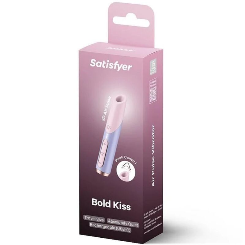 BOLD KISS WAVE CLITORIS STIMULATOR PINK / VIOLET