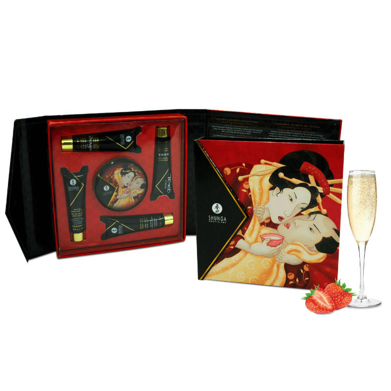 SECRET GEISHA STRAWBERRIES AND CAVA KIT