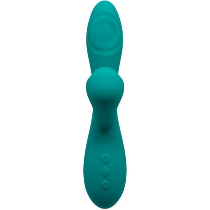 CARIBBEAN SHINE VIBRATOR & SUCKER BLUE