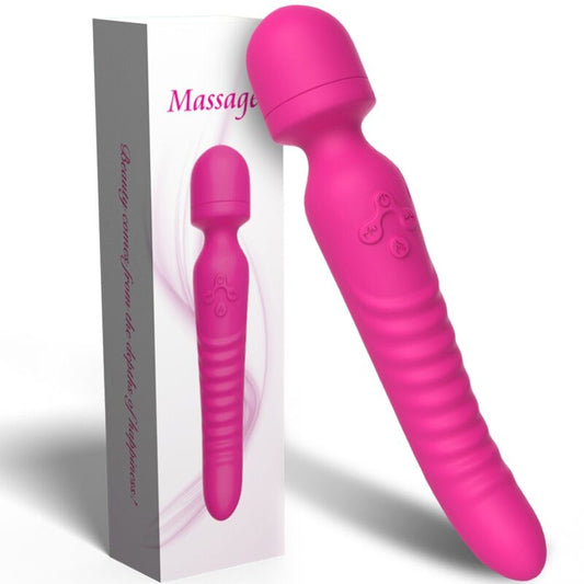 MISSION MASSAGER & VIBRATOR HEAT EFFECT FUCHSIA