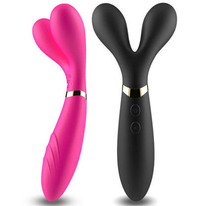 Y-WAND MASSAGER & VIBRATOR DOUBLE HEAD BLACK