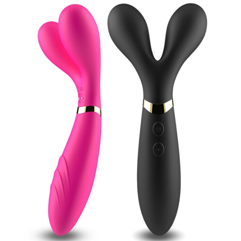 Y-WAND MASSAGER & VIBRATOR DOUBLE HEAD FUCHSIA