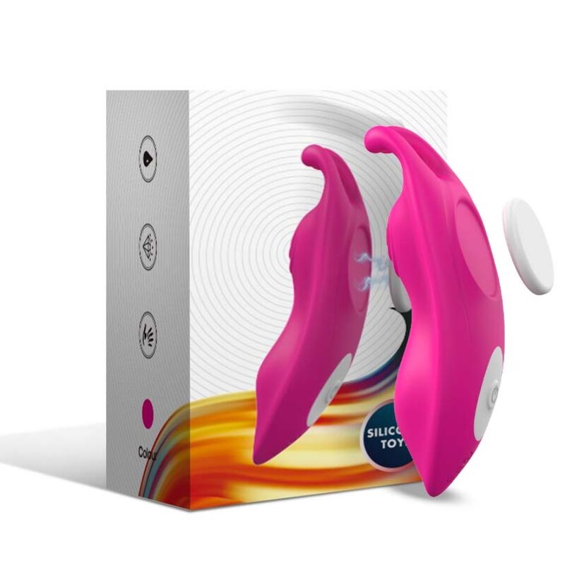 HONEYBEE WEARABLE PANTIES VIBRATOR G-SPOT FUCHSIA - FREE APP