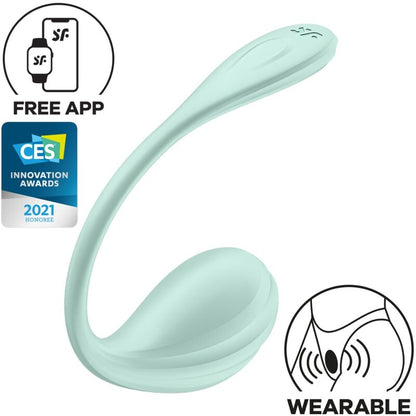 SMOOTH PETAL G-POINT STIMULATOR WATER GREEN FREE APP