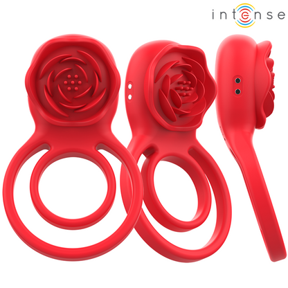 GAIL STIMULATOR ROSE 10 VIBRATIONS RED REMOTE CONTROL