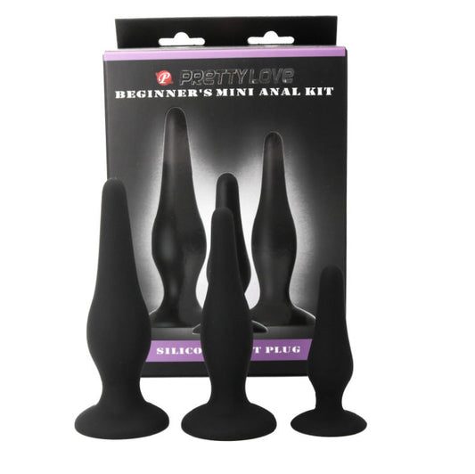 plug anal pipedream NIXIE Metal Butt Plug and Furry Handcuff Set, Pink – THES main image 1